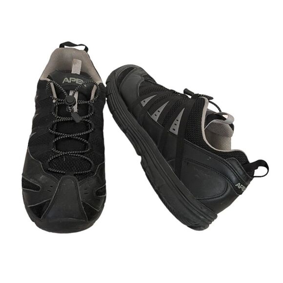 APEX Athletic Bungee Active Shoe A5000 Black Mens Size 11.5 Hiking Walking main image 8